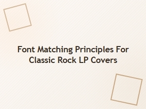 Unlocking Classic Rock Album Cover Font Harmony